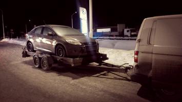 перевозим машину из Тюмени в Сургут на прицепе-автовозе